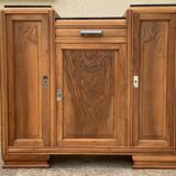 Parisian art deco buffet walnut brut massive 1920