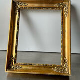 Cadre de style empire dimensions bois doré 26 cm x 21,5 cm