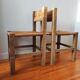 Vintage brutalist chairs 1950