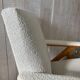Fauteuil vintage bouclettes