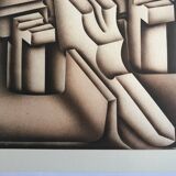 Set of 4 original lithographs by Jacques Poli, 1978. The Fire x 4.