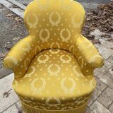 Napoleon 3 shepherdess or toad armchair