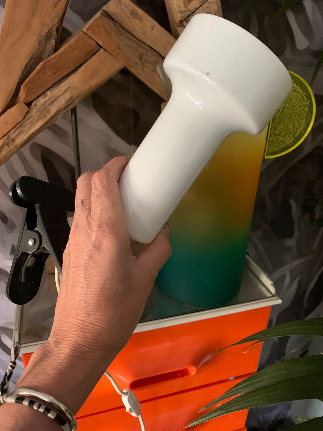 Spot lamp 70 years with clip