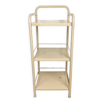 School infirmary bedside tubular metal painted 50s