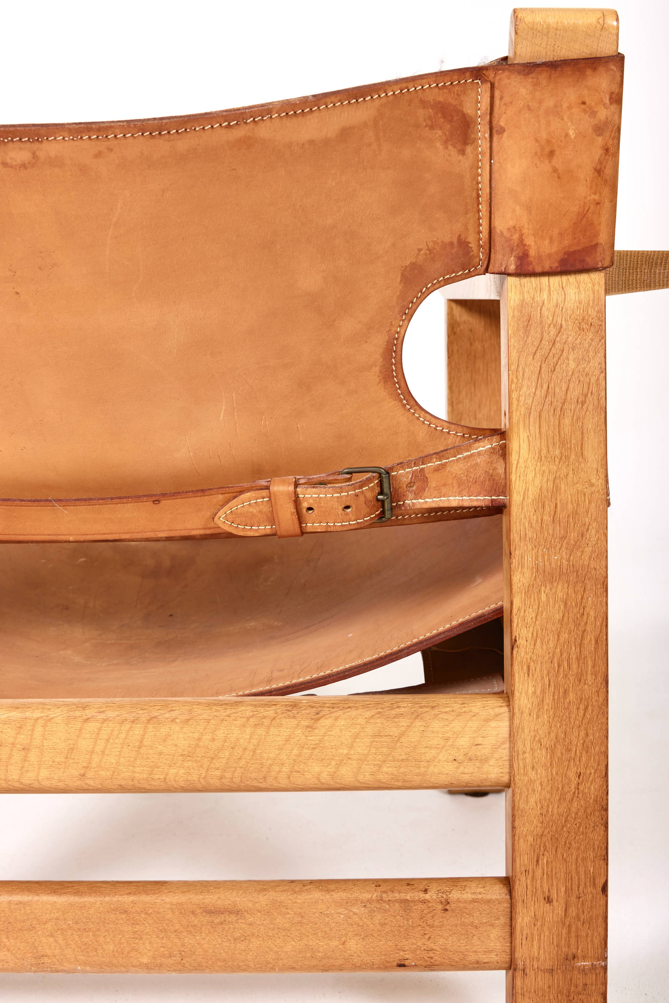 Pair of The Spanish Chair model BM2226 armchairs by Børge Mogensen