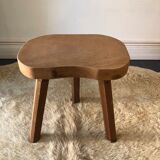 Vintage wooden tripod stool