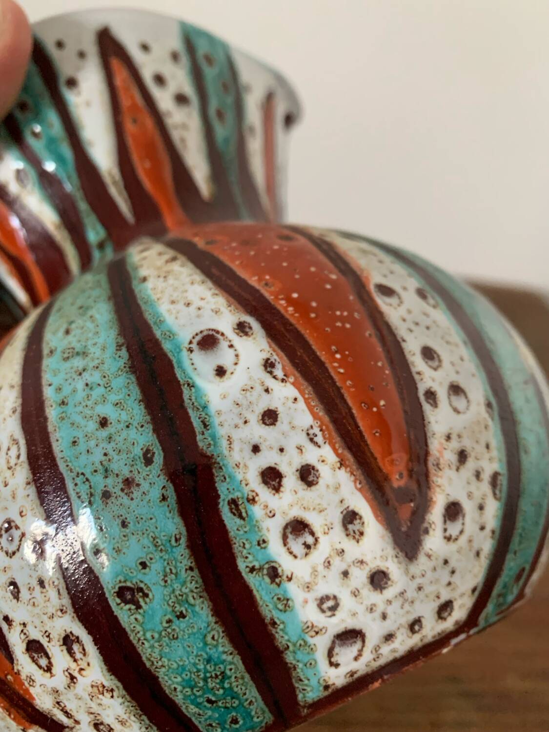 Vintage Vallauris Ceramic Pitcher Circa 1960