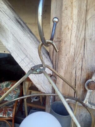 vintage brass wood and iron workshop 40/50