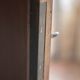 Art Deco wooden wardrobe with mirror