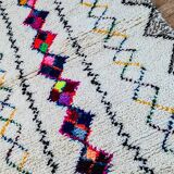 Handmade wool Berber rug 150 X 100 CM