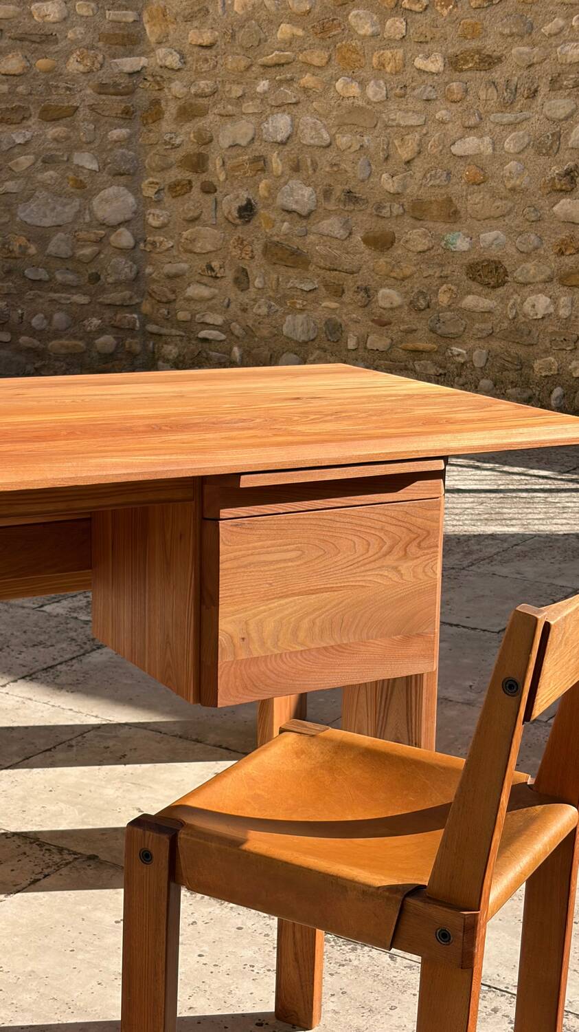 Solid oak desk