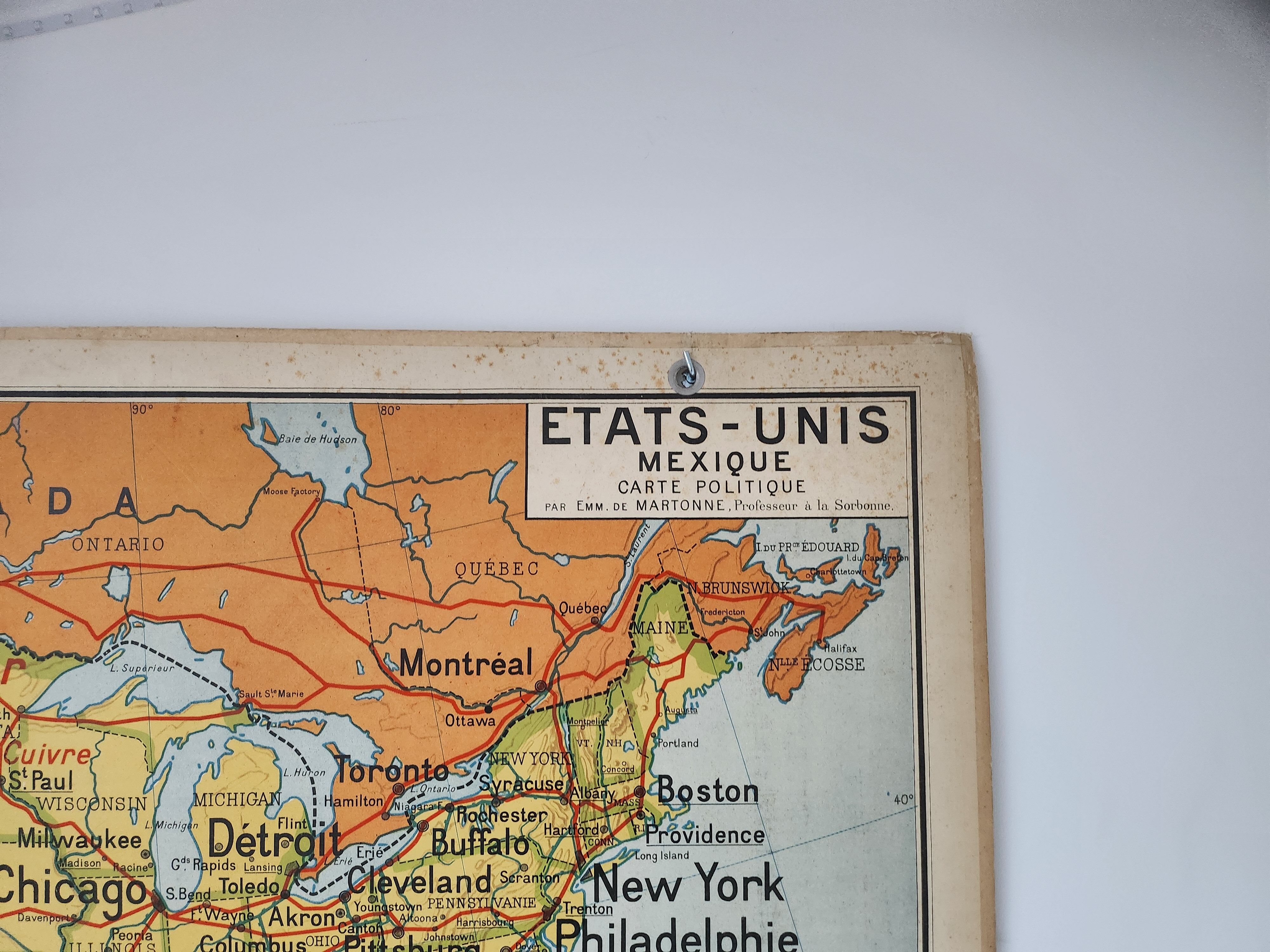 School map vidal lablache n 51