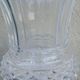 Imposing Médicis vase in cut crystal on a pedestal, created by Vaudeville at Baccarat.