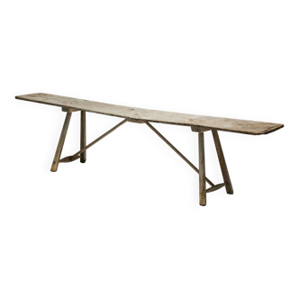 Wabi Sabi Trestle Console Table, France, 19th Century
