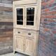 Encoignure en orme massif XXème