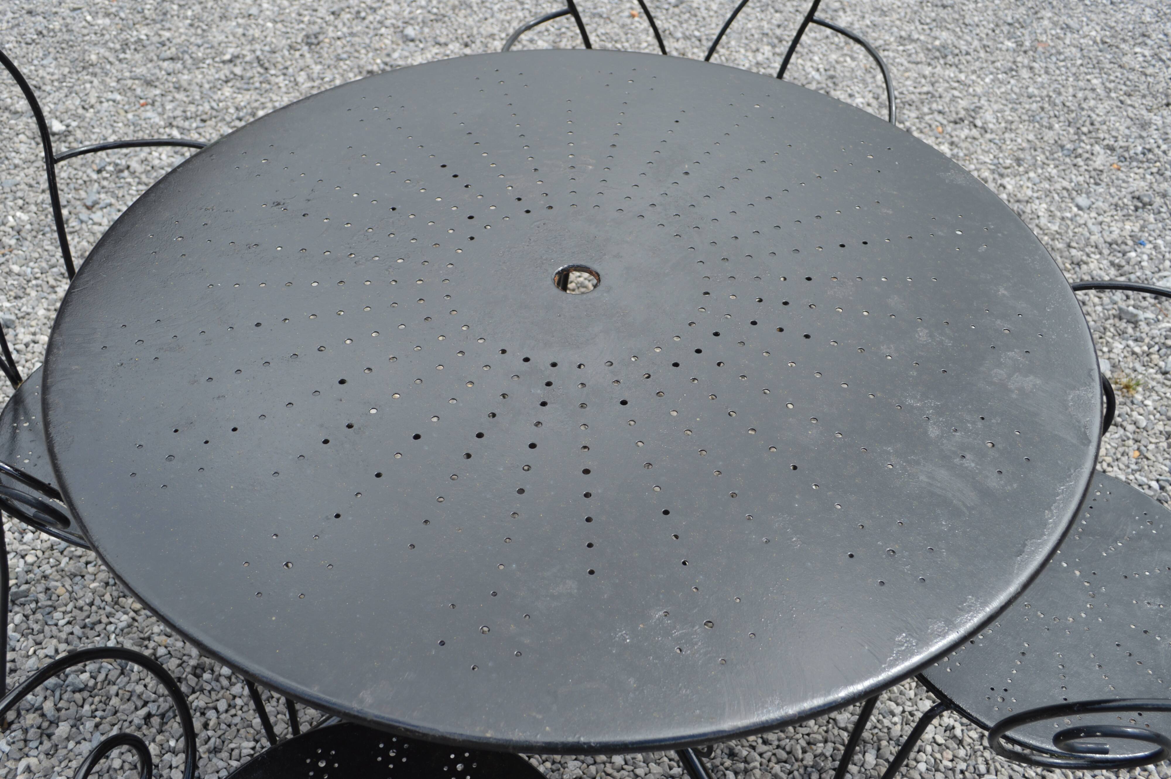 Wrought iron garden set