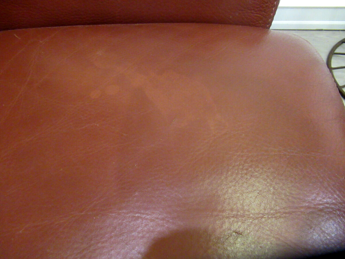 Leather sofa, 2 seats, Roche-Bobois brand