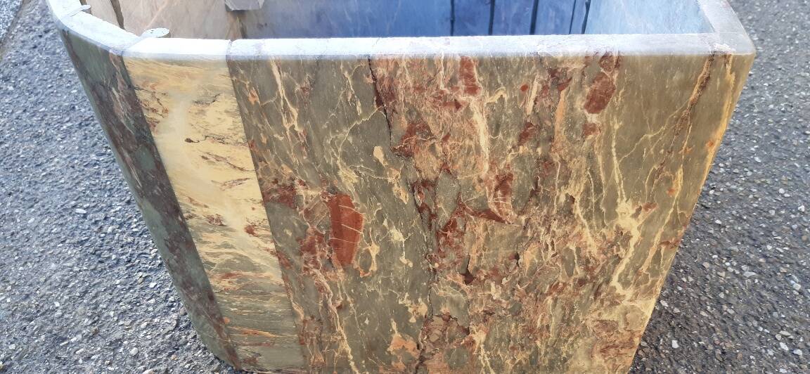 Table basse marbre années 80
