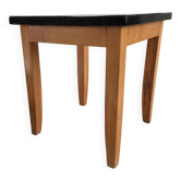 Vintage formica and wood stool