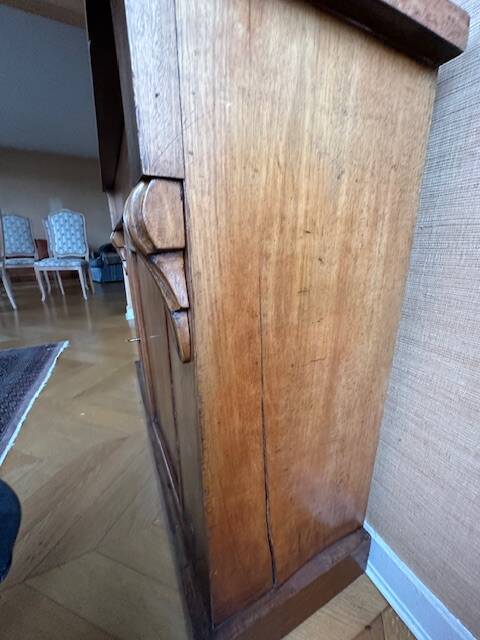 Mahogany buffet and mahogany veneer