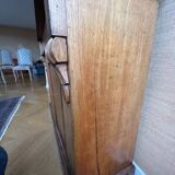 Mahogany and mahogany veneer sideboard