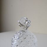Pineapple cut glass box