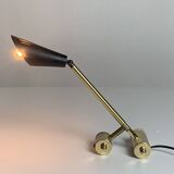 Small midcentury adjustable diabolo counter balance architectural desk lamp, 1960s