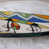Plat céramique signé 1950