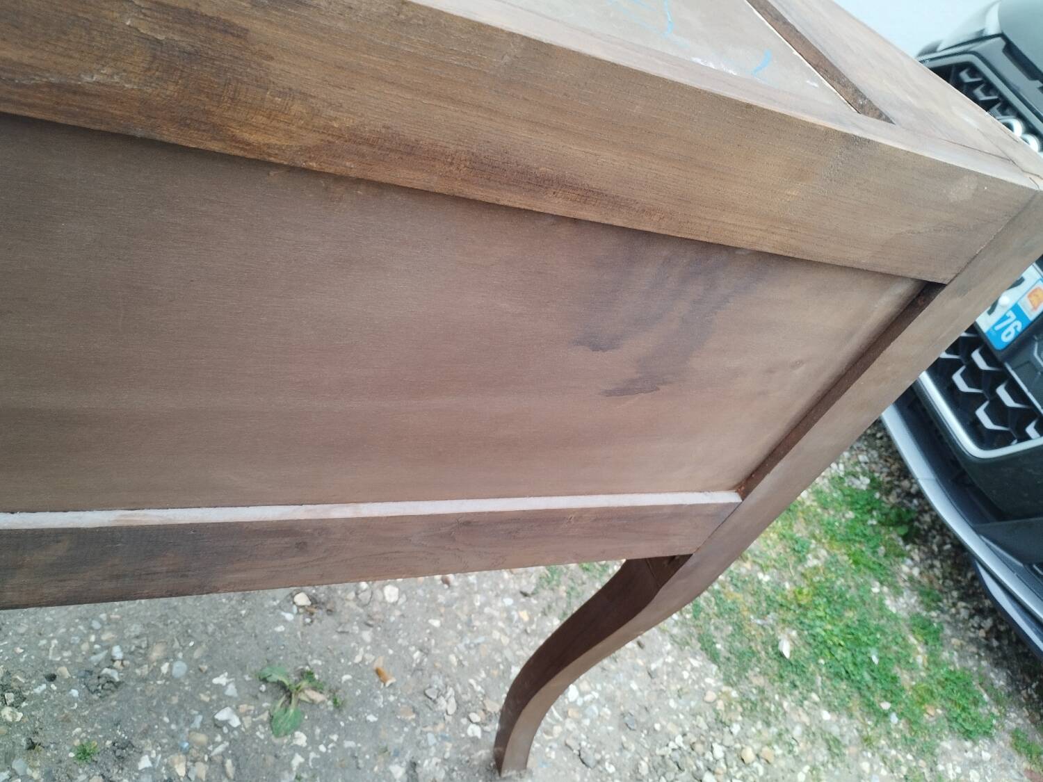 Antique Louis xvi style chest of drawers with marble top