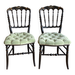 Paire de chaises Napoléon - iii