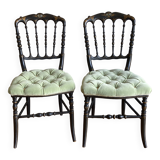 Paire de chaises Napoléon III