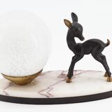 Art Deco fawn lamp
