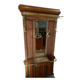 Vestiaire porte manteau ancien en chêne massif