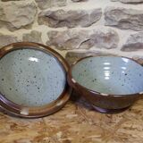 Covered pot in glazed stoneware Atelier Christine Pedley and Steen Kepp La Borne