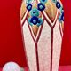 Vase Longwy Art déco décor géométrique