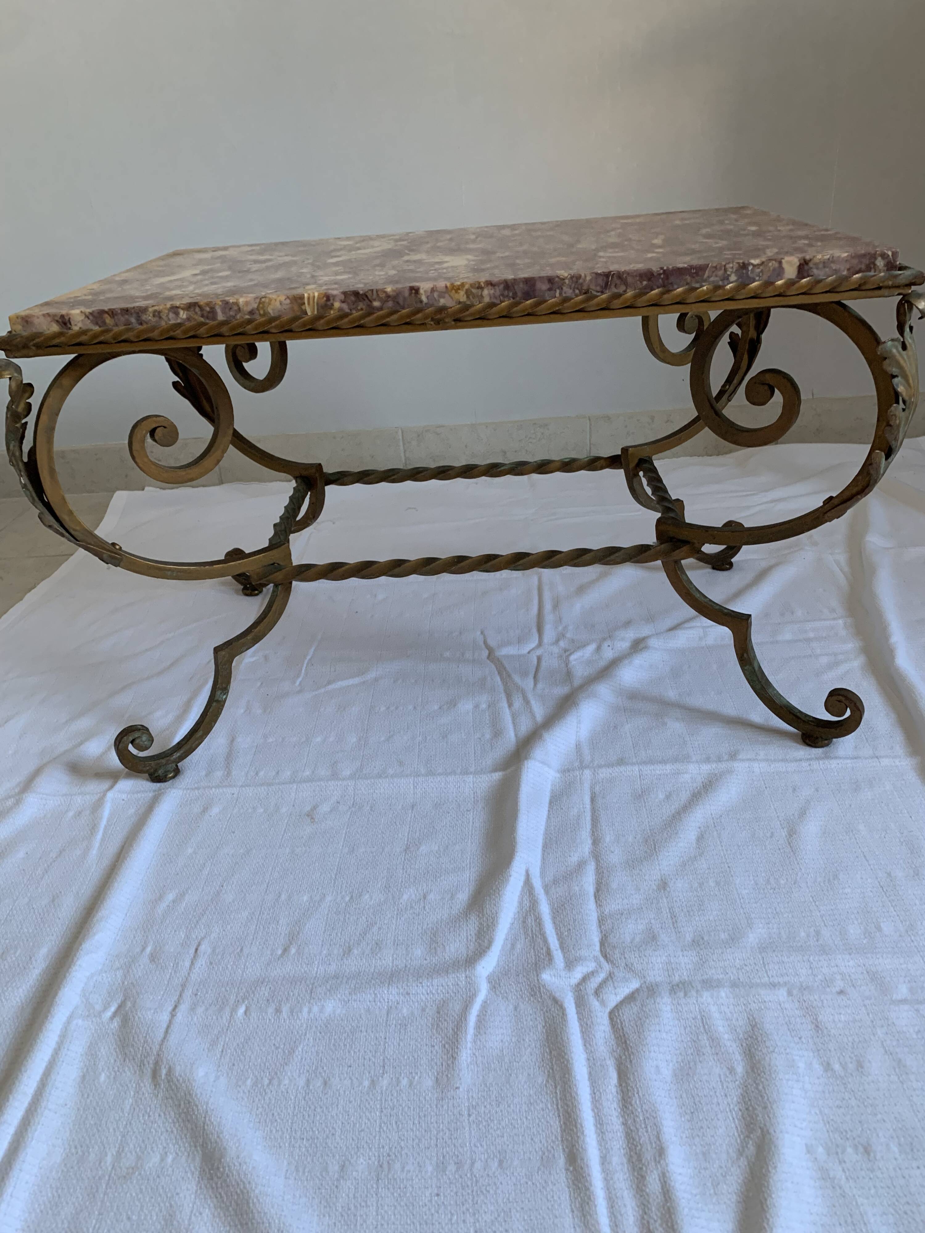 Table basse marbre