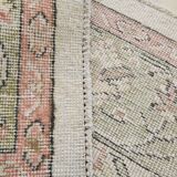 Light Green & Beige Floral Persian Rug, 204x320Cm