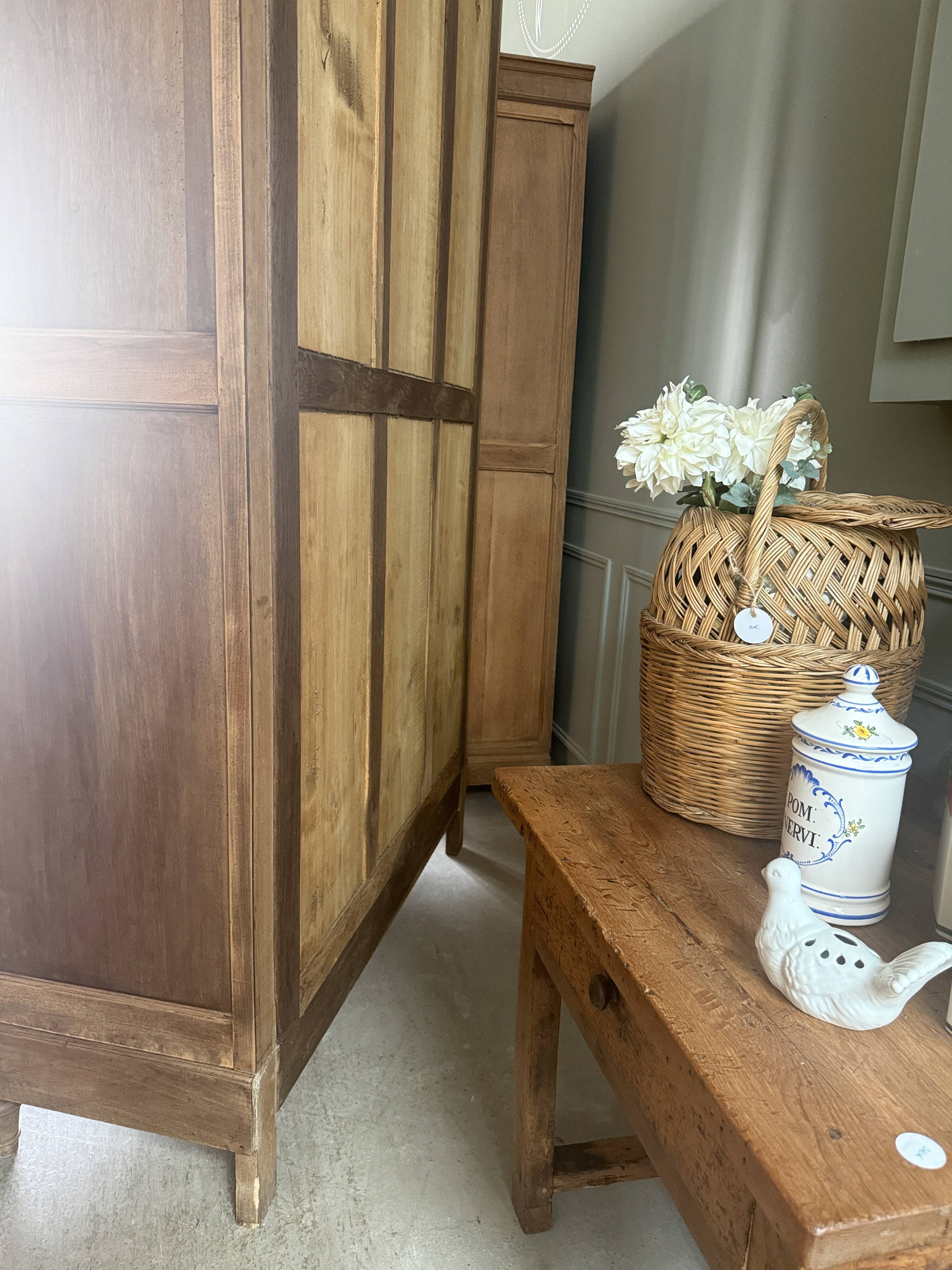 Grande armoire à glace ancienne (rénovée)