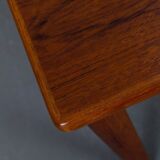 Danish teak meal table 60's with extension cords