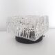 Ceiling lamp / vintage wall lamp - Molded glass - Square shape - 1970