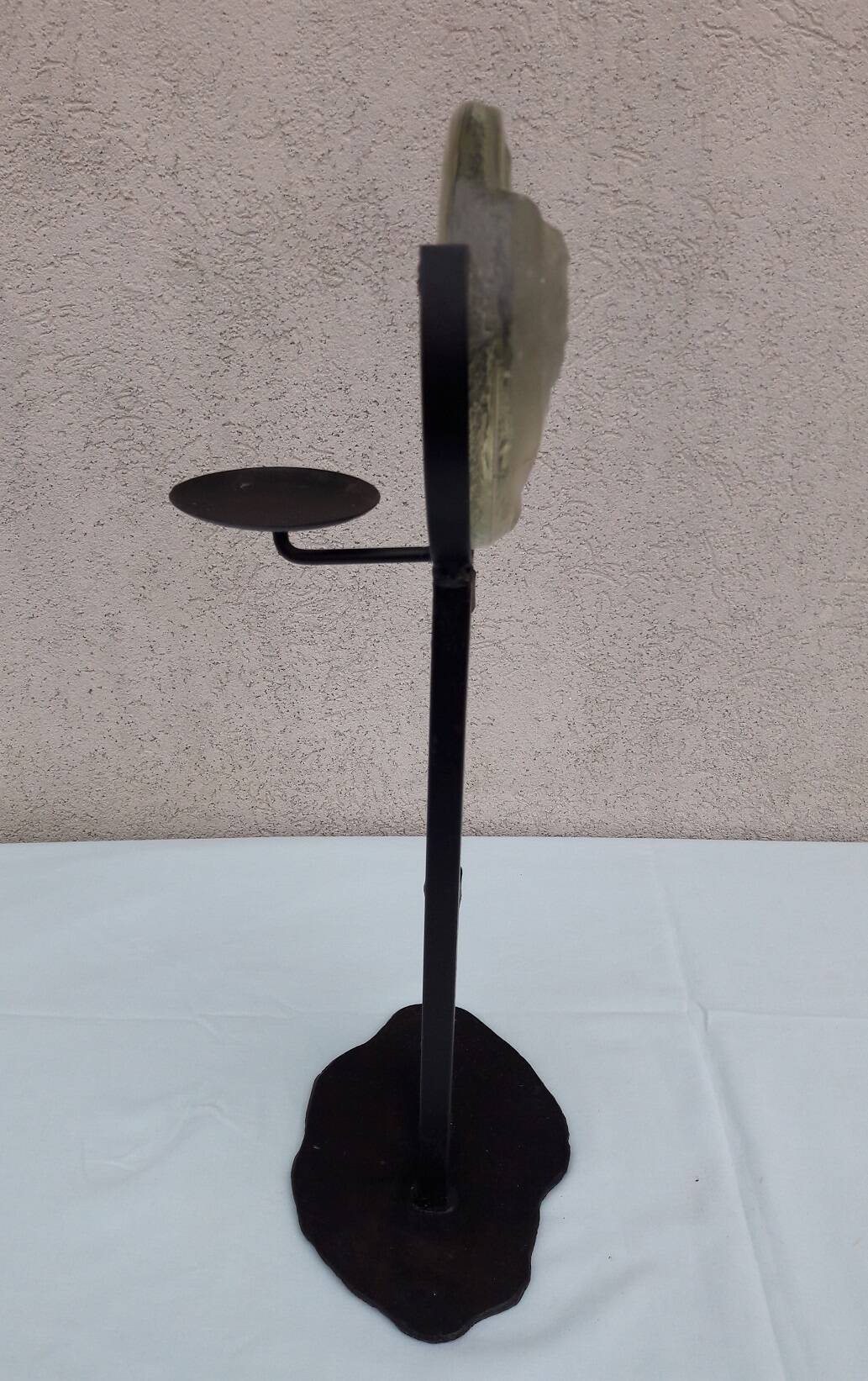 Elephant candle holder sculpture