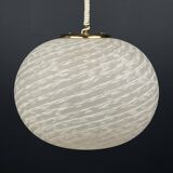 Suspension en verre Murano tourbillonnant de Vetri Murano, Italie, années 1970