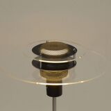 Postmodern lamp in metal and plexiglass Cirkel vintage Ikea 1990