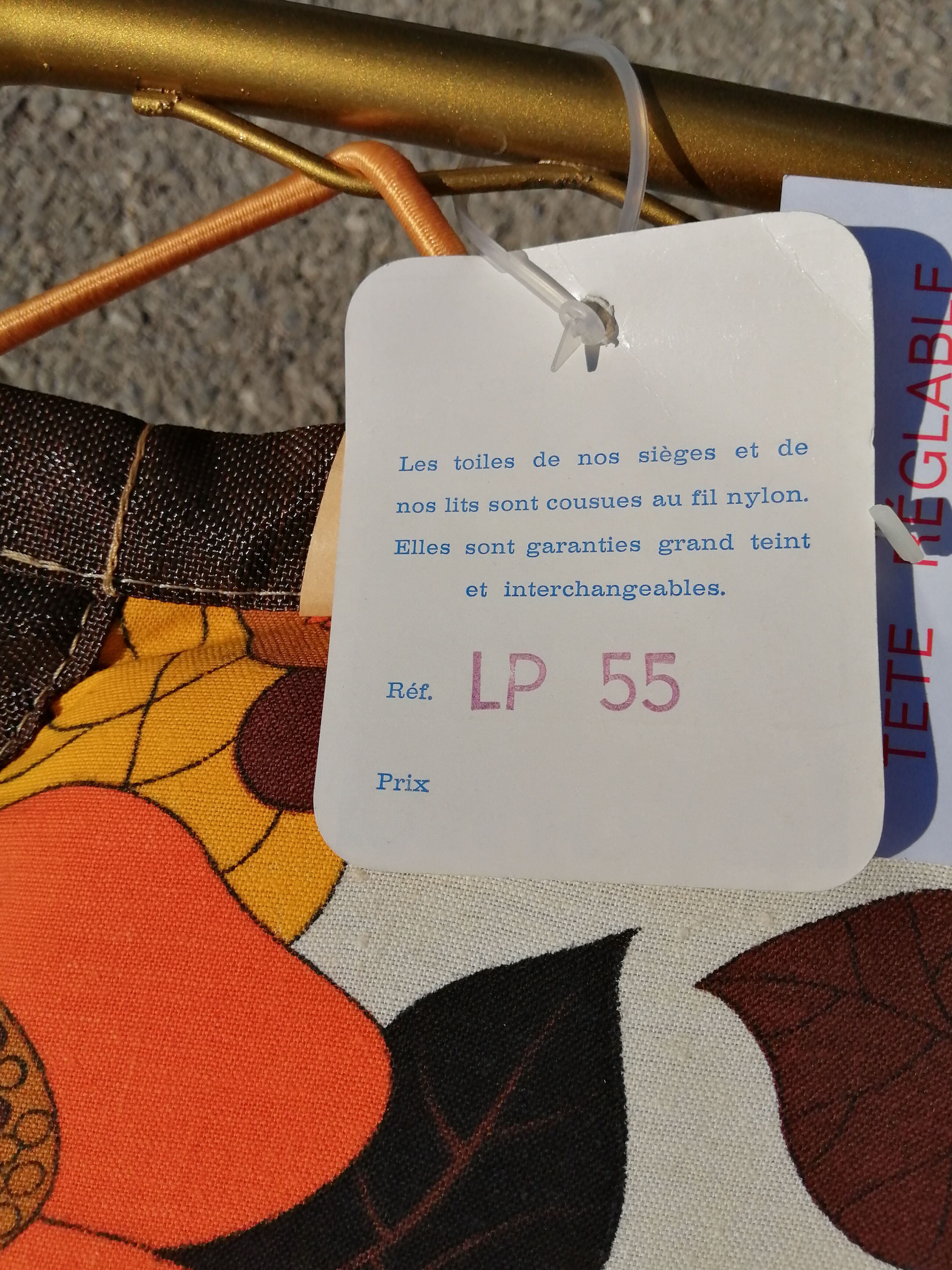 Pair of sun loungers Vintage Lafuma 1970 - NEW