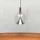 Suspended globe lamp in glass from the German space age by Erco.