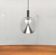 Suspended globe lamp in glass from the German space age by Erco.