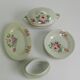 Dinette ancienne porcelaine irisée
