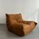 "Togo" armchair in brown leather by Michel Ducaroy.