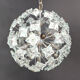 Mid-century glass sputnik chandelier, 1970s