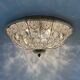 Large crystal Banci Italy ceiling lamp, 1960s